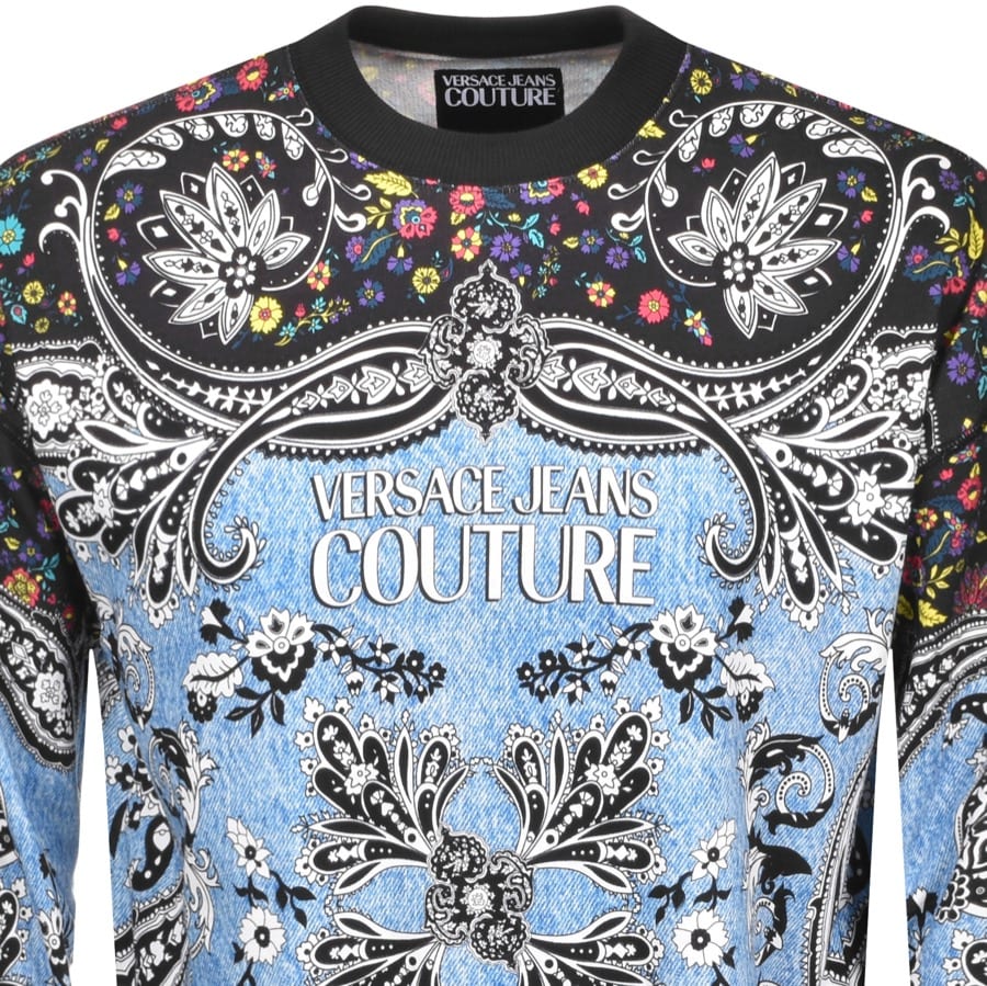 Alternative Image for ProductVersace Jeans Couture Logo Sweatshirt Black2